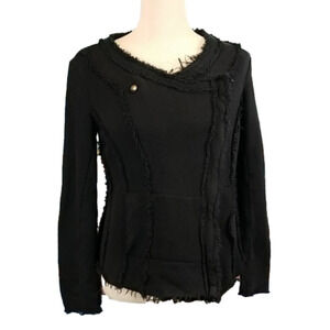RENVY Black zip up jacket